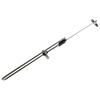 2 Pcs Retractable Adjustable Rods for Closet Space Saving Clothes Hangers