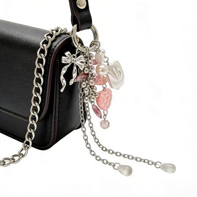 Lovely Bag Charms for Purse Backpack Decorations Purse Charm Car Keyring Beaded Star Key Charm Handbag Accessories