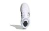 adidas Neo Hoops 2.0 K Synthetic Leather Abrasion Resistant Mid Top Kids' Skateboarding Shoes White Black Kids' FY7700