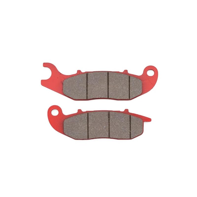 Daytona Motorcycle Brake Pads for PCX/150/160 (18-25), Cross Cub 110 (22), ADV150/160 (20-23), etc. Front Brake Pads, Red Pads (Semi-Metallic Pads),