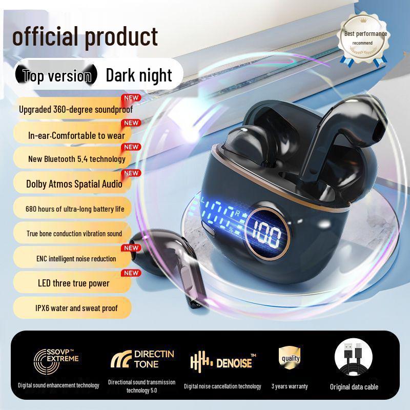 High-Quality Wireless Bluetooth In-Ear Headphones 750 Sport - Long Battery Life & Noise Reduction for Universal Use