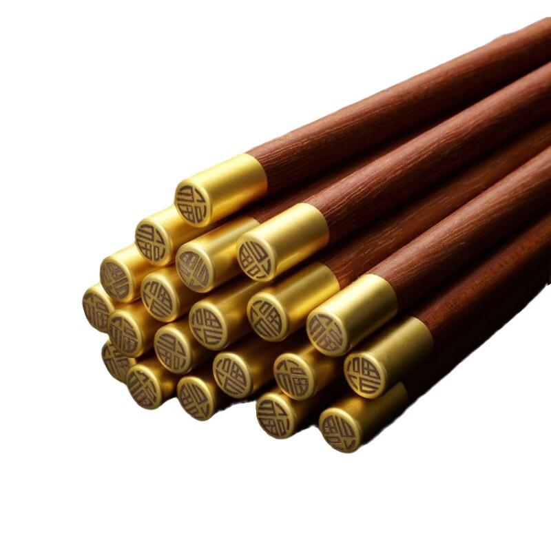 Jindinghui High-grade Wenge Wood Fortune Chopsticks
