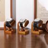 Oirlv Watch SM23502 Mini Watch Wooden Fits Eligible Invoices Stand, (Dark Gray), Portable, Stand, Design, Display, Storage, Photography, Luxury,