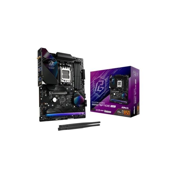 Placa Base ASRock B850 ATX AM5 Riptide WiFi DDR5 Phantom Gaming Integrado