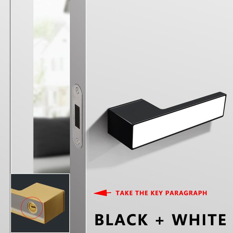 TOPKNORR Room Door Lock Indoor Magnetic Mute Ecological Door Lock Wooden Door Bedroom Toilet Household Door Lock Door Handle