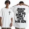 2025 Living Proof of A Loving God Letters Print T Shirts Women's Inspirational Christian Apparel T Shirt Men Oversized T-shirt