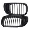 Car Front Kidney Grill Gloss Black Grille Slat Hood Racing Grills for BMW 3 Series E46 4 Door 2002-2005 Auto Replacement