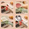 Crab Shaped Silicone Spatula Rack Heat-Resistant Pot Clip Spoon Rest Stove Top Spatula Holder Anti Scalding Overflow Pot Holder