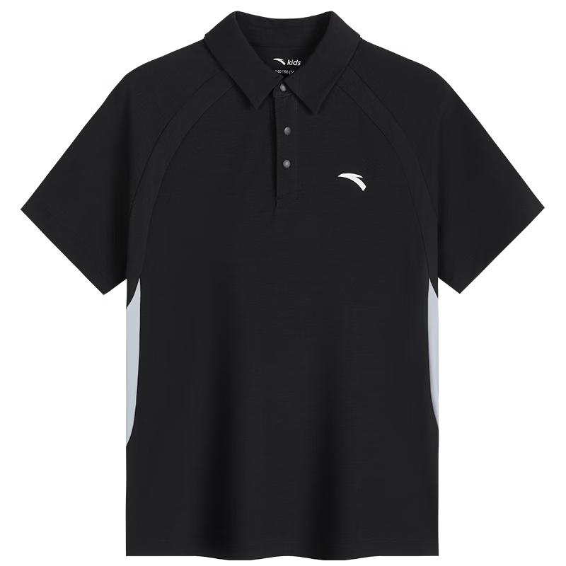 Anta Boys' Quick-Dry Sport Polo T-Shirt