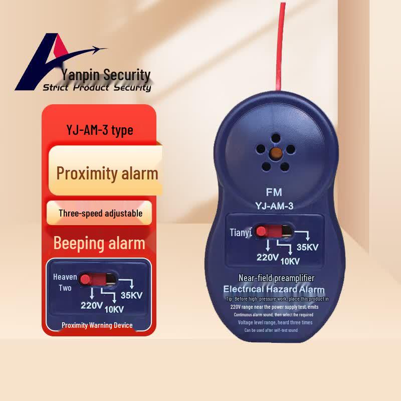 Safety Helmet 5-Level Electric Proximity Alarm
