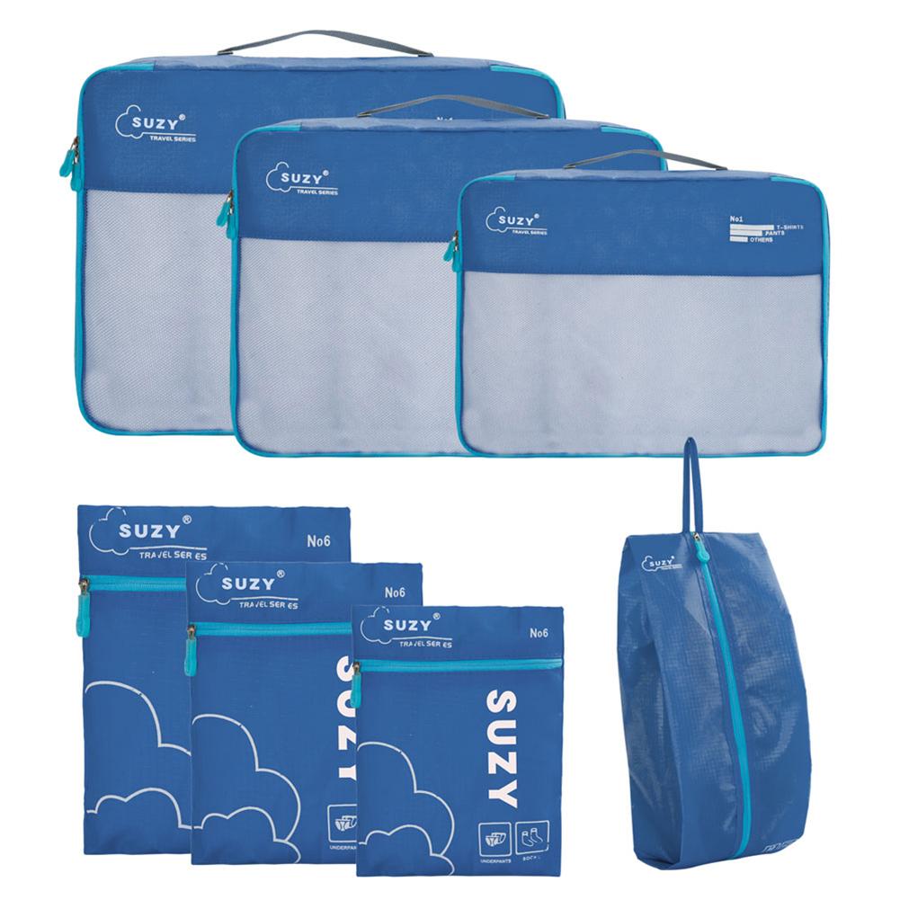 

7Pcs Luggage Storage Pouch Waterproof Clothes Packing Organizer Multifunctional for Home Clothes Shoes