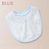 Cream De Coco Toy Print Bib with Cute Baby 20904 (Petite Baby/3 Colors) Ribbon, Bib, (Blue)