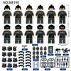 M8205 Air Force Marine Pilot Military Miniature Children Assemble Small Particle Building Block Toy