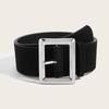 Trendy Suede Leather Wide Belt Luxury Design Business Waist Strap Trouser Dress Belts  Gifts