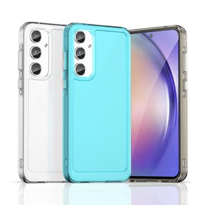 Transparent Candy Silicone Case for Samsung Galaxy A15 5G A25 A35 A55 A05 A05S A14 A34 A54 M15 M34 M54 Cover Shockproof Clear Texture Fashion Cover