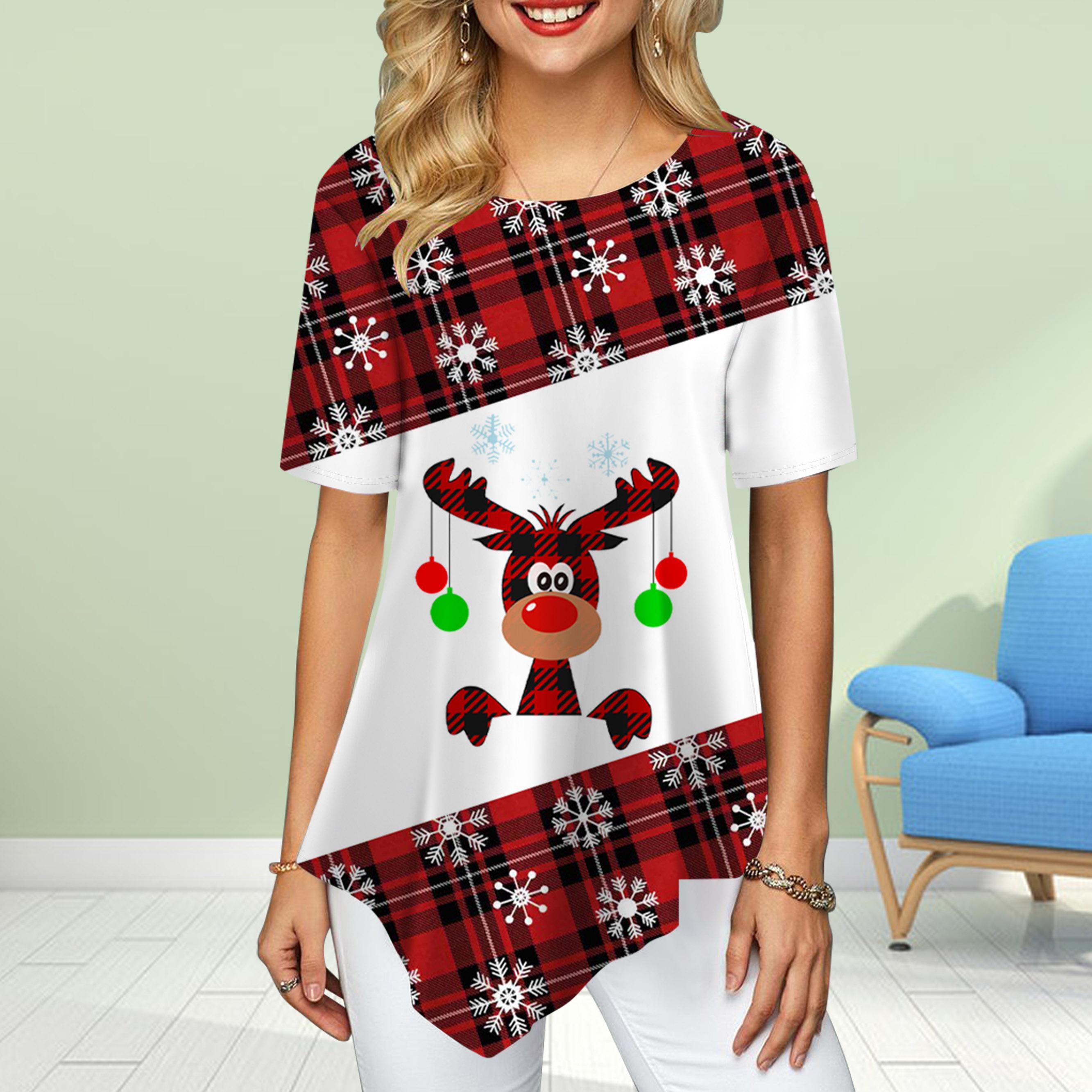 

Женские футболки больших размеров с цветочным принтом в виде головы оленя, свободные повседневные топы, женская нестандартная летняя одежда 8XL