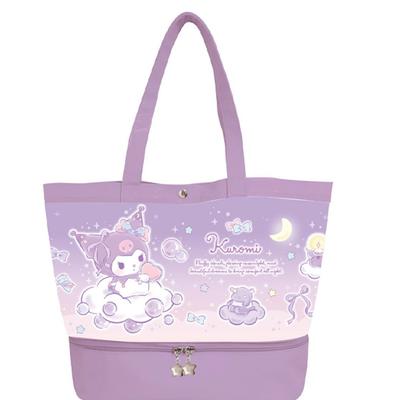 K Company Sanrio Characters Pocket Vinyl Tote Kuromi CPV6-KU H29.5 X W40 X D16.4cm