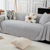 Velký potah na pohovku proti kočkám ve stylu Zimní plyšová ručník na pohovku Jednobarevné Plné pokrytí Deka na pohovku Plný potah