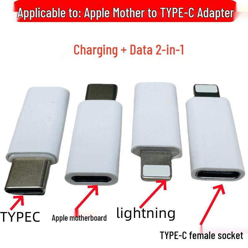 Huawei ve Apple Cihazları için Lightning - Type-C OTG Adaptörü