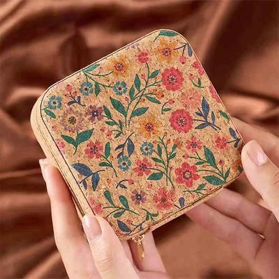 Jewelry Organizer Display Travel Jewelry Case Boxes Portable Jewelry Box Travel Earring Ring Necklace Storage Box