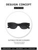 Stylish Retro Metal Cat-Eye Sunglasses for Women – High-End Fashion Brand