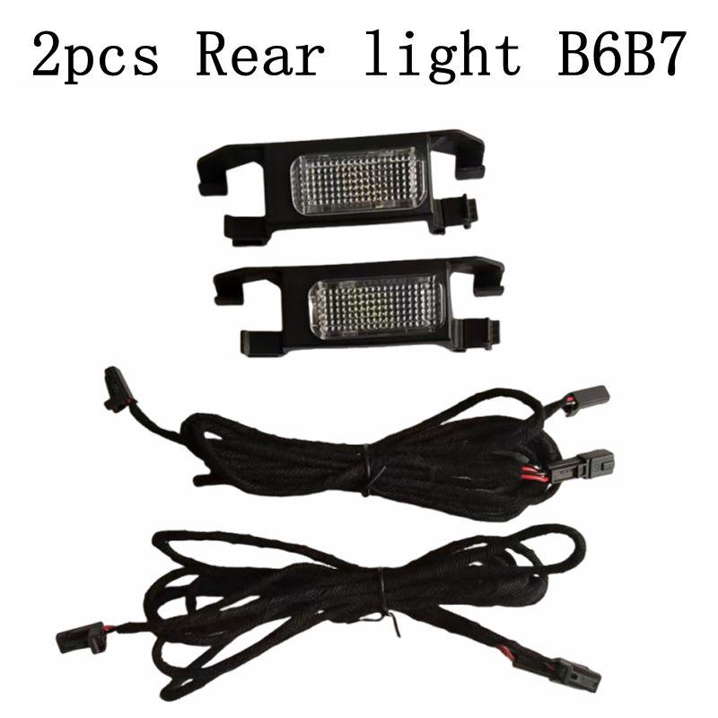 Car Interior Rear LED Footwell lights wiring harness For vw PASSAT B6 Jetta golf 5 MK5 6 MK6 A3 A4 A6 seat Leon Toledo 3AD947409 6000K Cold White