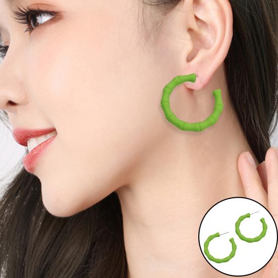 1 pereche de cercei cu un singur cerc pentru femei. Cercei circulari din acrilic, de culoarea bomboanelor, rochie de petrecere, accesorii pentru urechi, bijuterii pentru ureche.