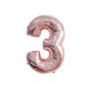 32 Inch Rose Gold Digital Aluminum Film Balloon Decoration Birthday Party Wedding Decoration Scene Aluminum Film Balloon