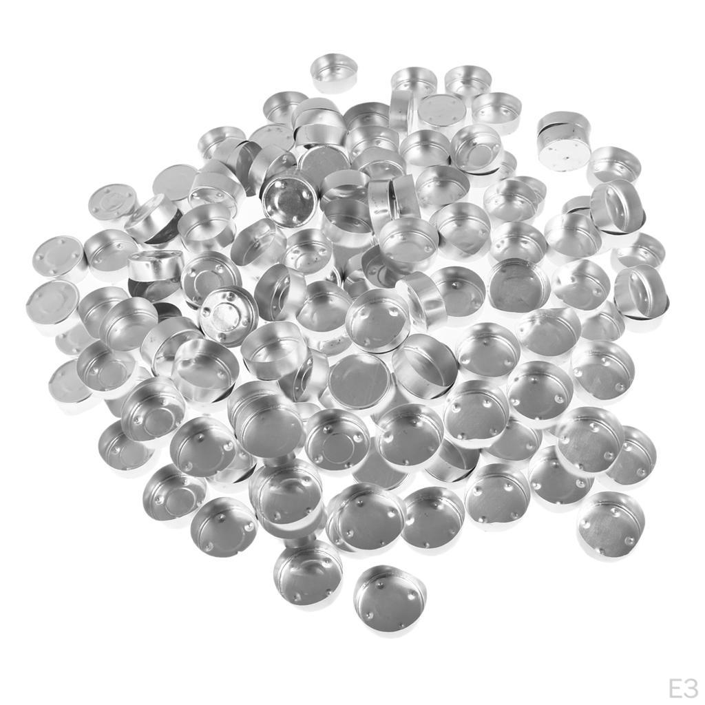 200 Aluminum Tealight Box Tins DIY Candles Making Supplies