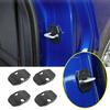 For Dodge Durango 11-21 Carbon Fiber Car Door Lock Cover Buckle Cap Trim Cover4*