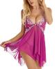 European & American Sexy Mesh Lingerie and Pajamas Set for Women