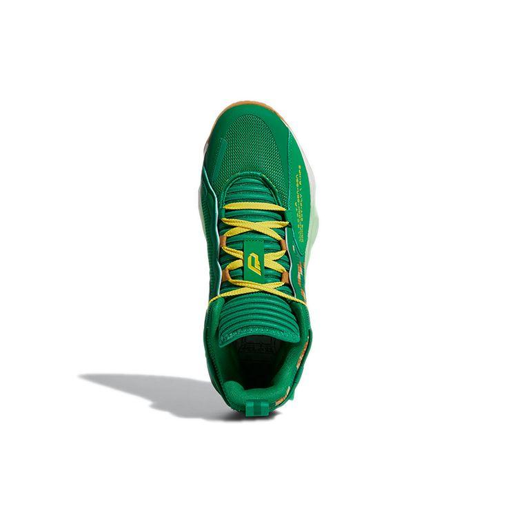adidas Męskie sneakersy Dame 7 EXTPLY Team Green Srebrno-Metaliczne Mesa H69011