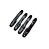 For Toyota Raize Rise  2022 2023 ABS Carbon Black Accessories Auto Door Protector Handle Decoration Cover Sticker