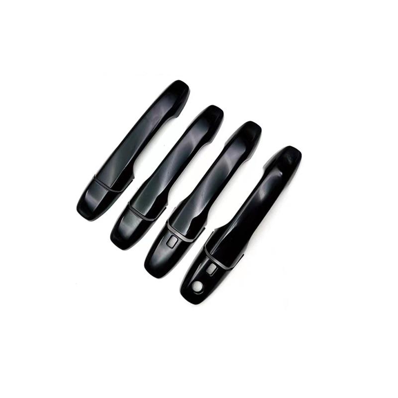 For Toyota Raize Rise  2022 2023 ABS Carbon Black Accessories Auto Door Protector Handle Decoration Cover Sticker