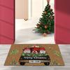 Christmas Bath Door Mat Cute Gnome Snowman Floor Mat Non Slip Area Rugs For Living Room Bathroom Home Entrance Decoration