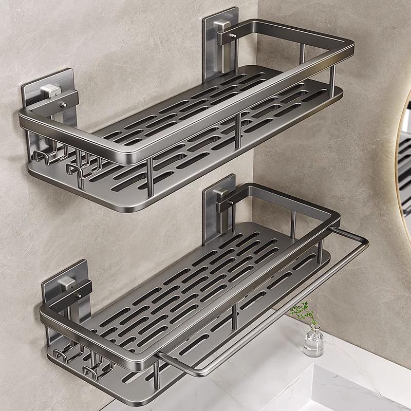 Punch-Free Wall-Mounted Multifunctional Waterproof Storage Rack