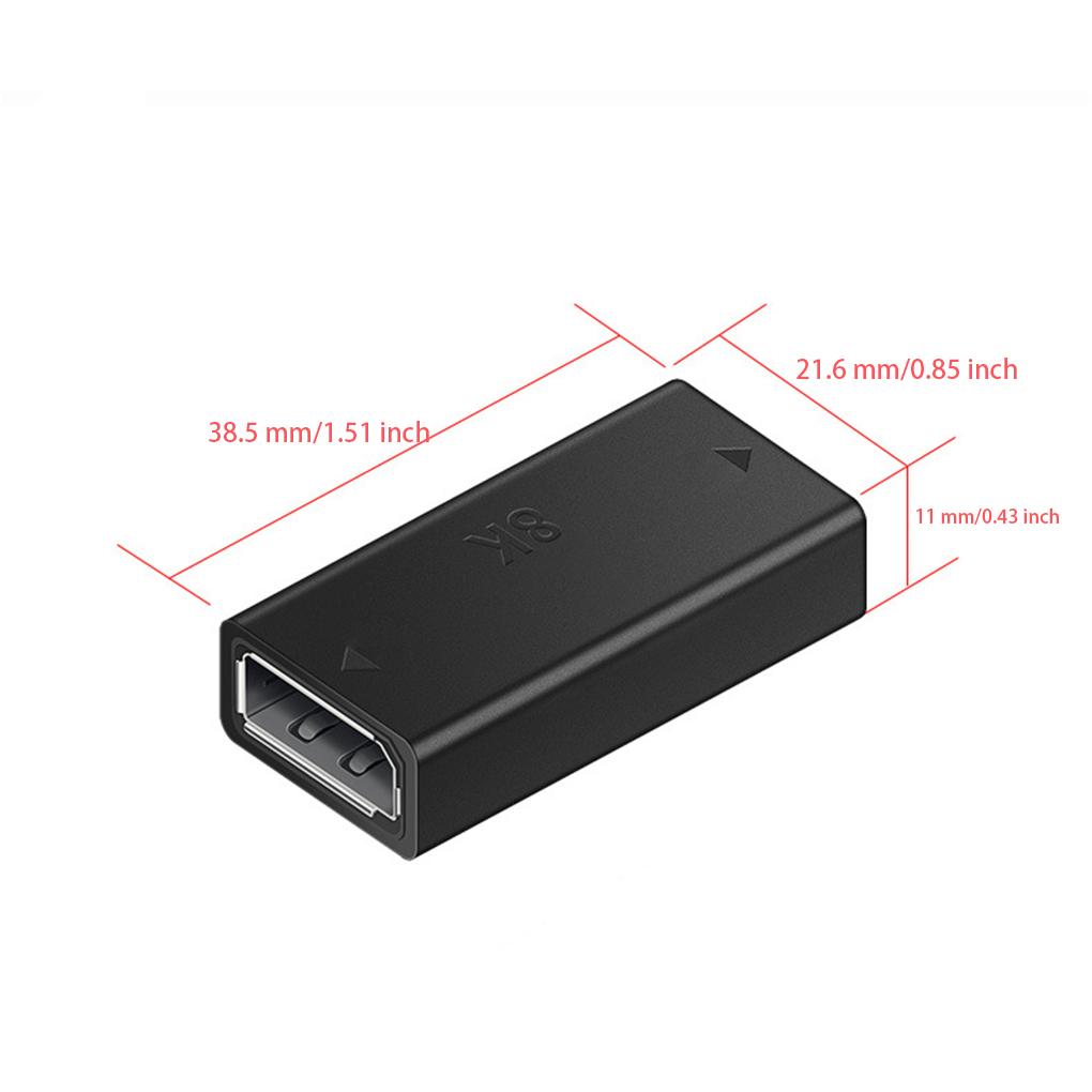 Laptop Displayport Adaptor Home Office Hotel Portable 4K 120/144Hz 8K 2K High Resolution Converter Conversion Connection