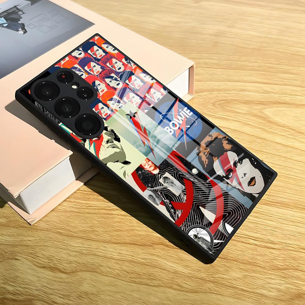 Singer D-David B-Bowie Phone Case For Samsung S26 S24 Ultra S25 S23 S22 S20 Fe S21 Plus A54 A24 A53 A16 A13 Glass Cover