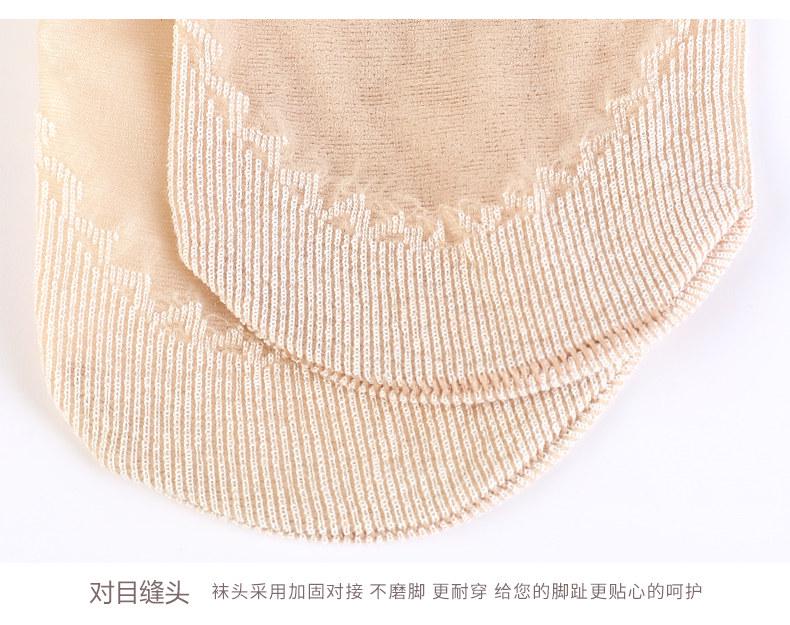 Langsha Women's Summer Silk Ankle Socks - 2026 Nude, Wear-Resistant, Non-Slip, Cotton Bottom, Core-Spun Silk