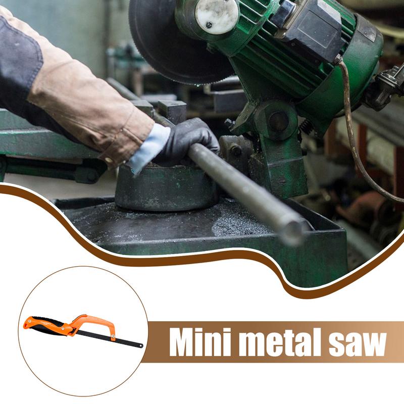 

Aluminum Metal HackSaw Aluminum Hack Saw 11Inches Hand Metal Hacksaw High-Tension Hand Tools Adjustable Compact Hand Hacksaw For 11inch