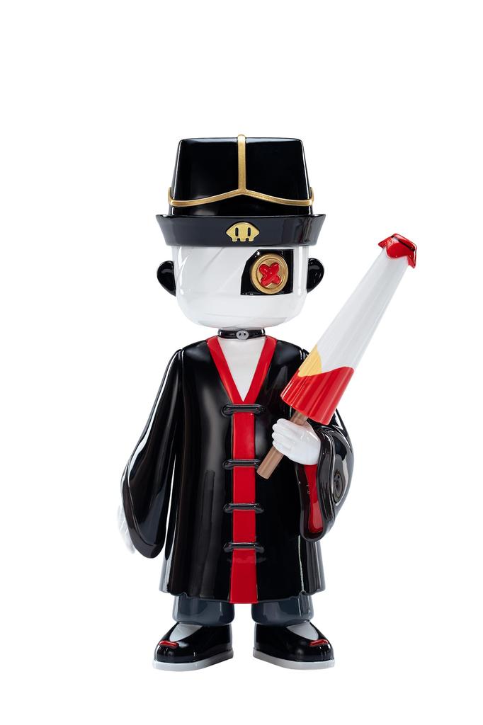 PLUM Shenzhen Mabell Animation Culture Development Faceless "Black Impermanence" Non-scale PU Painted Complete Figure PF 405