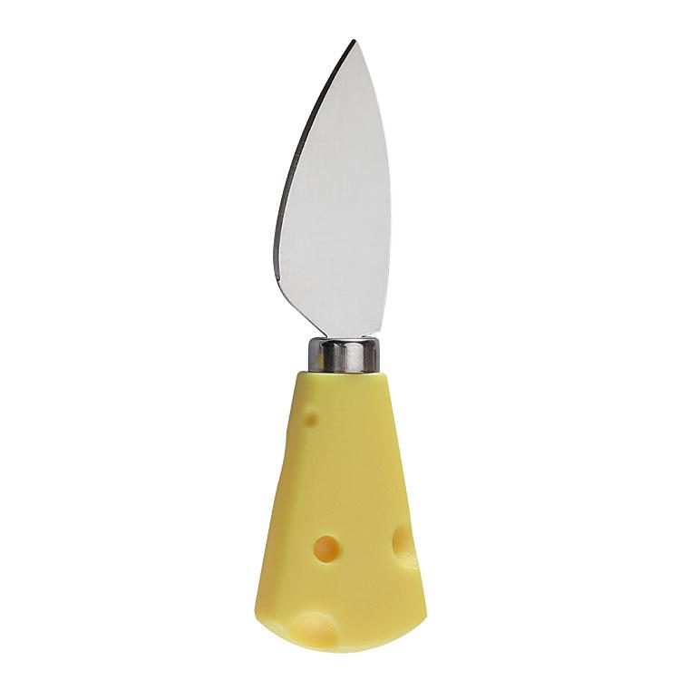 Stainless Steel Cheese & Pizza Knife Set with Wooden Handles