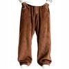 Loose Fit Corduroy Trousers for Men Wide Leg Pants Comfortable Casual Father Day Gifts Relaxed Style My Orders