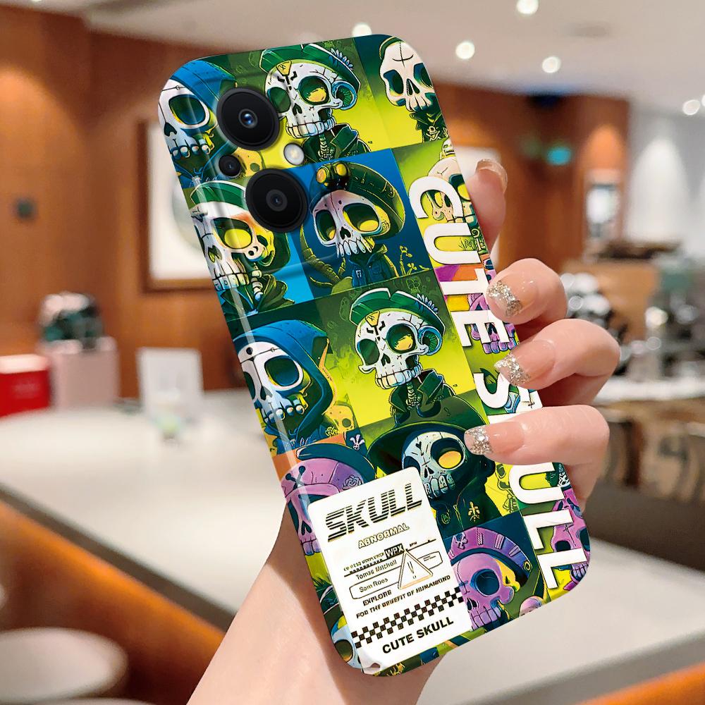 All-inclusive Film Phone Case Cartoon Fashion Design Hard Shell Full Cover Camera Shockproof Protection Case for OPPO Realme OnePlus Infinix Tecno