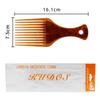 Breiter Zahnpinsel, Pick-Kamm, Gabel, Haarbürste, Einsatz, Haarpick-Kamm, Kunststoffkämme für lockiges Afro-Haar, Styling-Tools für Frauen und Männer