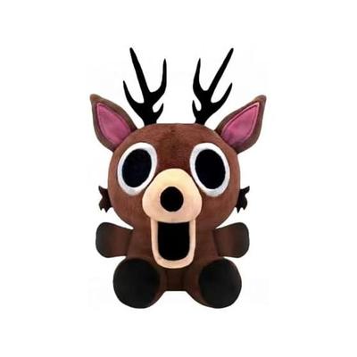 99 Nächte im Wald Plüschtier - 99 Tage Survival-Horror-Spiel Maskottchen - Hirsch A / 25cm Chibi-Charakter - Hohe Elastizität PP-Baumwollfüllung - Spiel
