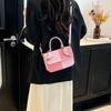 Niche design splicing handbag summer new armpit bag fashion versatile shoulder messenger bag women