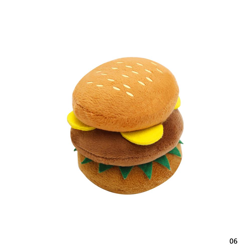 Plüsch Quietschspielzeug Hundespielzeug Bissfest Reinigen Hundekauspielzeug Welpentrainingsspielzeug Ball Obst Zeichentricktiere Tierbedarf