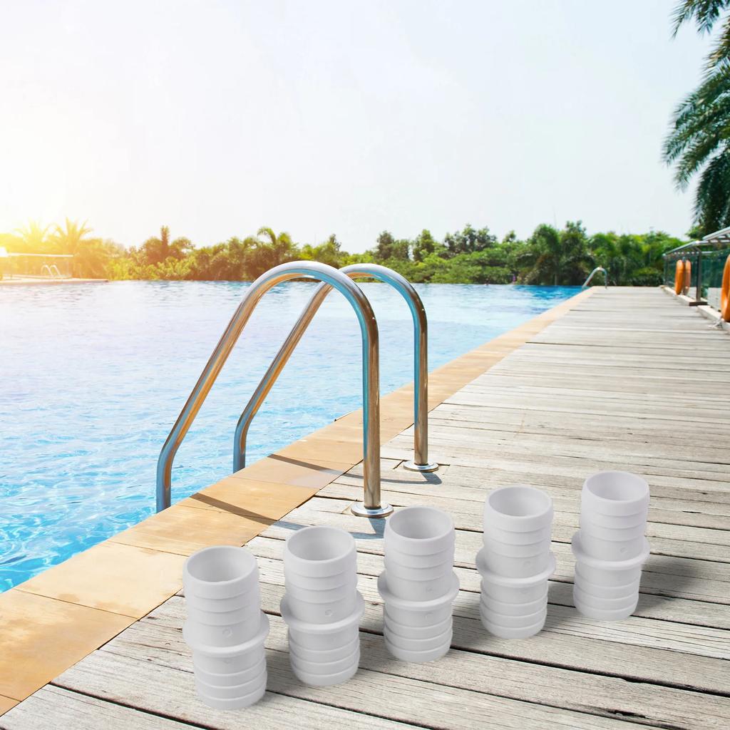 Set of 5 Pool Vacuum Hose Accessories with 38mm For Adapter for Docking Hose Suitable for Pool Cleaning Systems