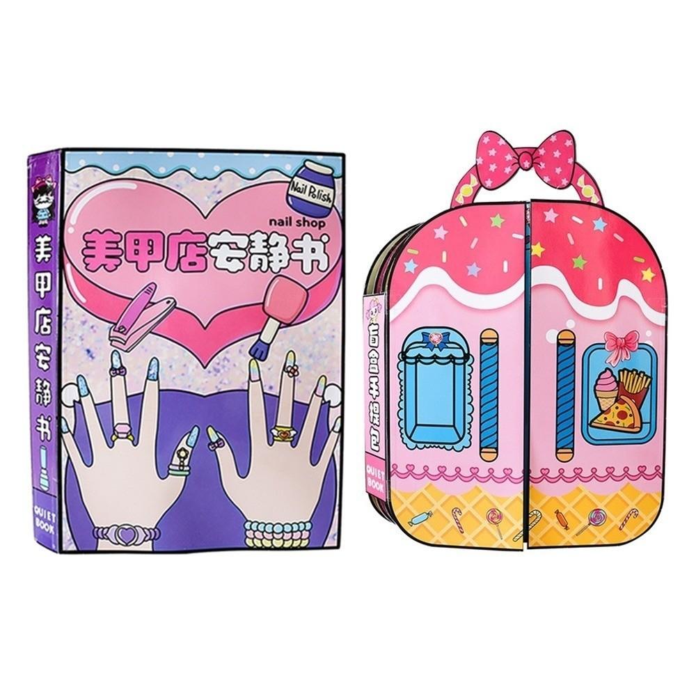 3D Design Creative Sticker Games Handmade 3D Makeup Quiet Book  Creative Play